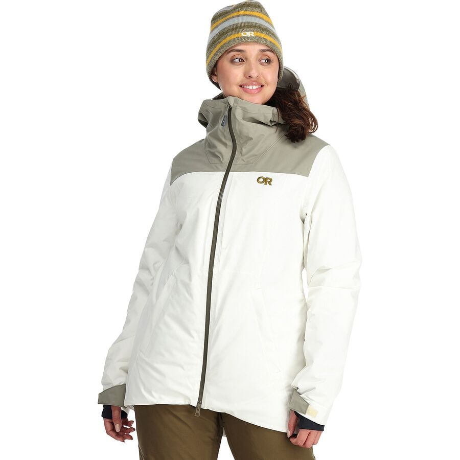 (取寄) アウトドア リサーチ レディース スノースクリュー ジャケット - ウィメンズ Outdoor Research women Snowcrew Jacket - Women's Snow/Flint