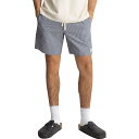 () Y Y VATbJ[ XgCv W V[g - Y Rhythm men Seersucker Stripe Jam Short - Men's Indigo