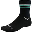 (取寄) スウィフトウィック アスパイヤー ミッドクルー ソック Swiftwick Aspire Mid-Crew Sock Mint Black