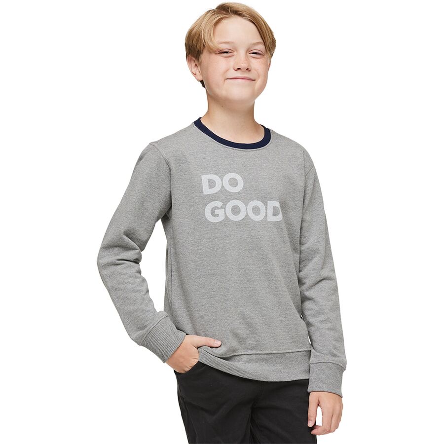 (取寄) コトパクシ キッズ ドゥ グッド オーガニック クルー スウェットシャツ - キッズ Cotopaxi kids Do Good Organic Crew Sweatshirt - Kids' Heather Grey