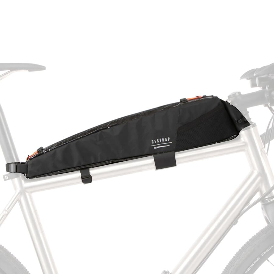 (取寄) リストラップ レース トップチューブ バッグ - ロング Restrap Race Toptube Bag - Long Black