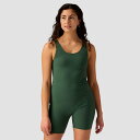 () XgCbN fB[X oCN V[g s[X - EBY Stoic women Bike Short One-Piece - Women's Trekking Green