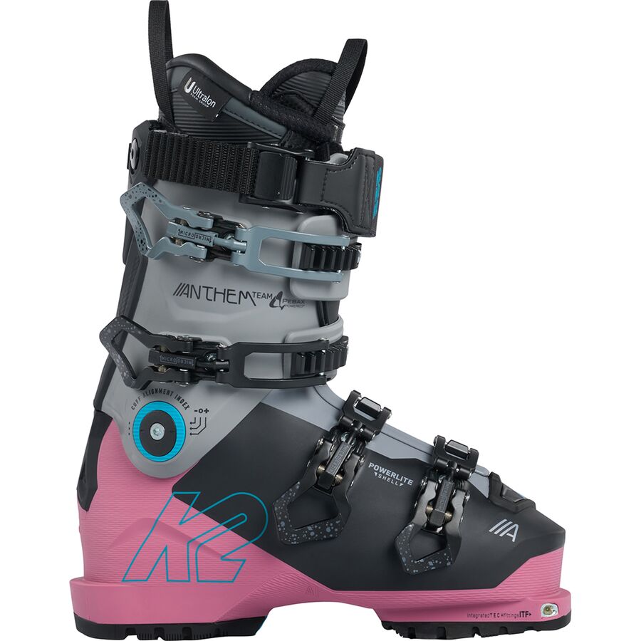 () P[c[ fB[X AZ `[ XL[ u[g - 2023 - EBY K2 women Anthem Team Ski Boot - 2023 - Women's Gray/Pink