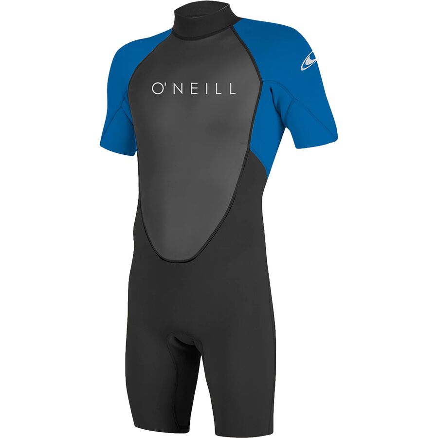 () Ij[ Y AN^[  2mm obN-Wbv V[gX[u XvO EFbgX[c - Y O'Neill men Reactor II 2mm Back-Zip Short-Sleeve Spring Wetsuit - Men's Black/Ocean