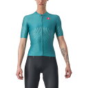 (取寄) カステリ レディース エアロ プロ フル-ジップ ジャージ - ウィメンズ Castelli women Aero Pro Full-Zip Jersey - Women 039 s Quetzal Green