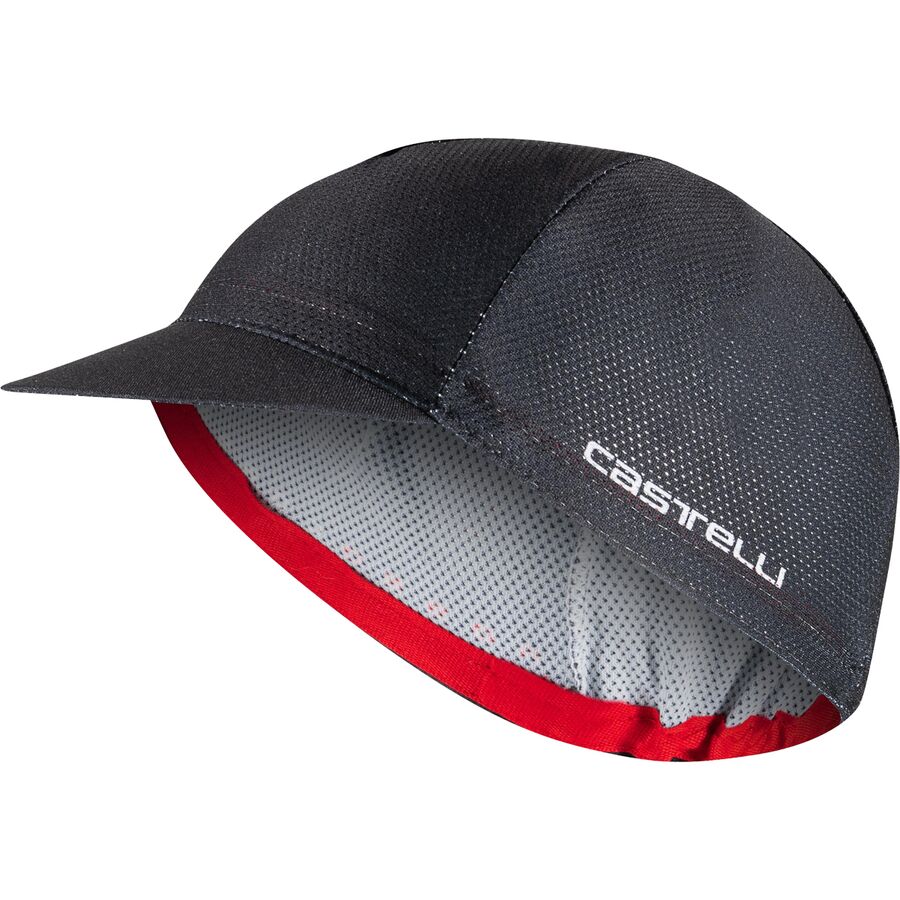 (取寄) カステリ ロッソ コルサ 2 キャップ 帽子 Castelli Rosso Corsa 2 Cap Black