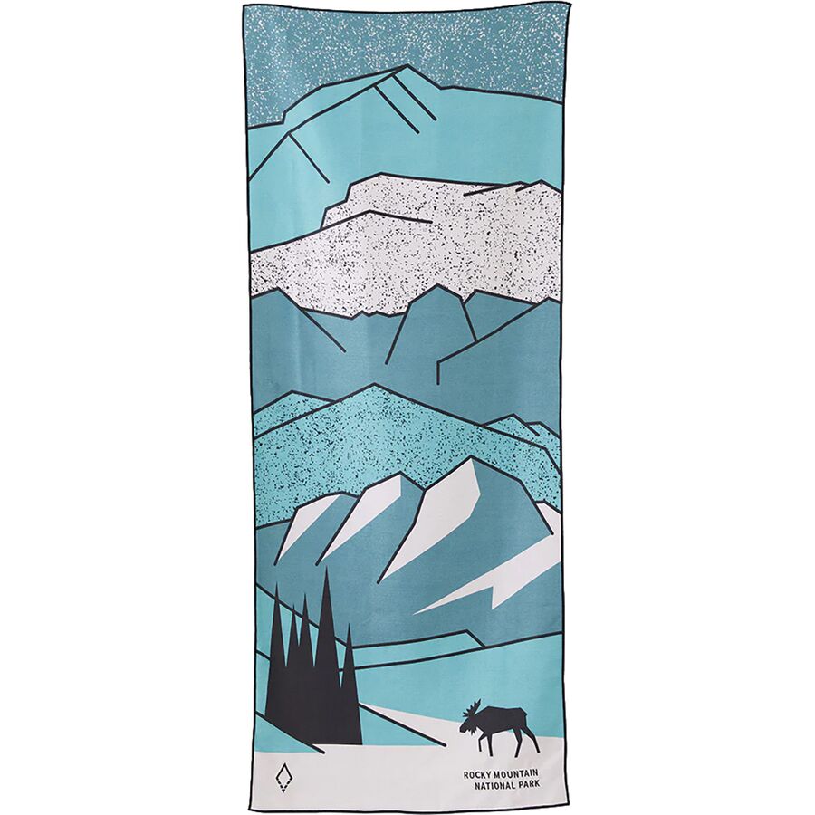 (取寄) ノマディックス オリジナル タオル - ナショナル パークス Nomadix Original Towel - National Parks Rocky Mountain Day