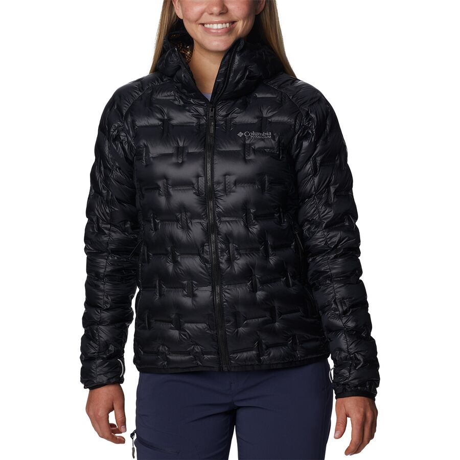 (取寄) コロンビア レディース アルパイン クラックス リ ダウン フーデット ジャケット - ウィメンズ Columbia women Alpine Crux II Down Hooded Jacket - Women's Black