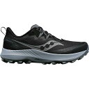 (取寄) サッカニー レディース ペラグリン 14 トレイル ランニング シューズ - ウィメンズ Saucony women Peregrine 14 Trail Running Shoe - Women's Black/Carbon