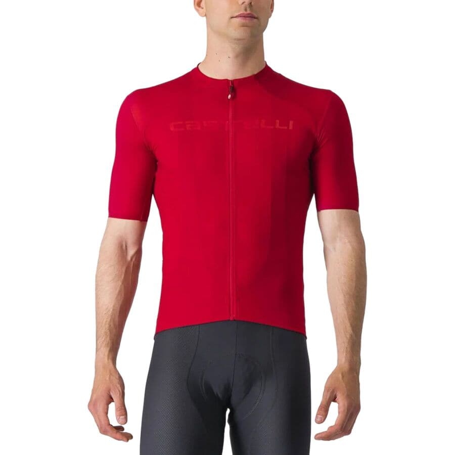 (取寄) カステリ メンズ プロローグ ライト ジャージ - メンズ Castelli men Prologo Lite Jersey - Men's Rich Red