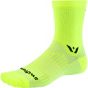 (取寄) スウィフトウィック アスパイヤー ミッドクルー ソック Swiftwick Aspire Mid-Crew Sock Hi Viz Yellow