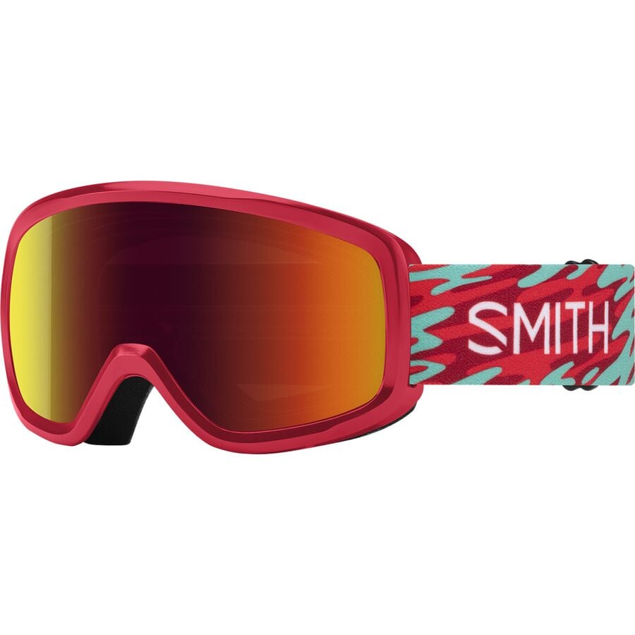 (取寄) スミス キッズ スノーデイ ゴーグルズ - キッズ Smith kids Snowday Goggles - Kids 039 Crimson Swirled/Red Sol-X Mirror