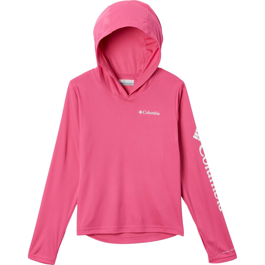 (取寄) コロンビア トドラー フォークテール ストリーム フーデット シャツ - トッドラー Columbia toddler Fork Stream Hooded Shirt - Toddlers' Wild Geranium