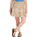 () g[hAhR[ fB[X }[S[h bt XJ[g - EBY Toad&Co women Marigold Ruffle Skirt - Women's Barley Multi Floral Print