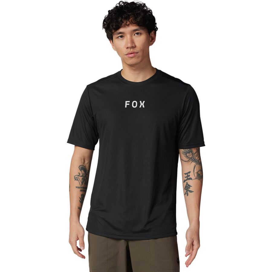 (取寄) フォックスレーシング メンズ レンジャー ショートスリーブ ジャージ - メンズ Fox Racing men Ranger Short-Sleeve Jersey - Men's Black Moth 2024