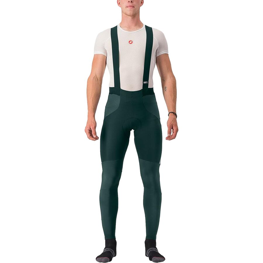 (取寄) カステリ メンズ ソルパッソ ロース ビブ タイト - メンズ Castelli men Sorpasso RoS Bib Tight - Men's Rover Green