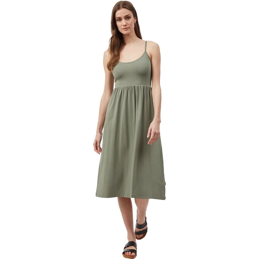 () ec[ fB[X [_ TZbg hX - EBY Tentree women Modal Sunset Dress - Women's Agave Green