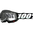 (取寄) 100% アキュリ 2 ゴーグルズ 100% ACCURI 2 Goggles Black/Clear Lens