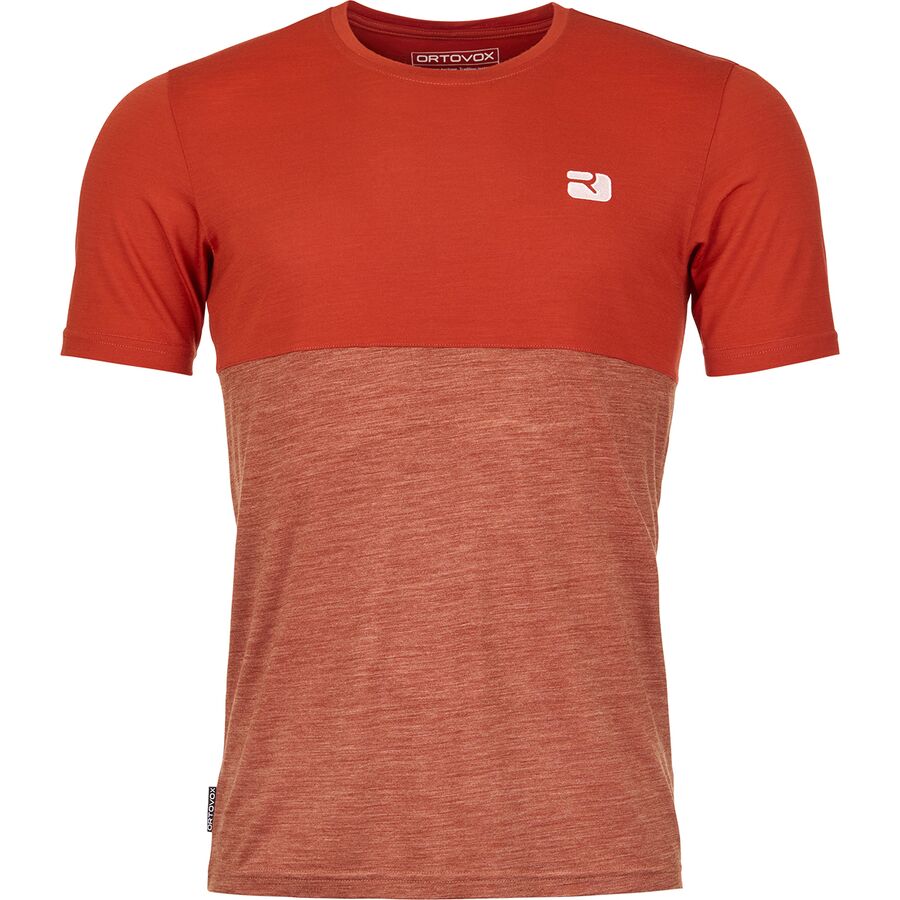 () Ig{bNX Y 150 N[ S T-Vc - Y Ortovox men 150 Cool Logo T-Shirt - Men's Cengia Rossa