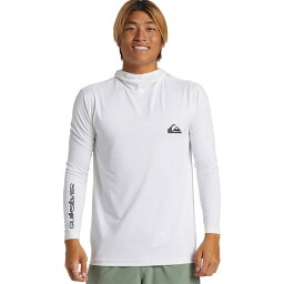 (取寄) クイックシルバー メンズ エブリデイ フーデット サーフ T-シャツ - メンズ Quiksilver men Everyday Hooded Surf T-Shirt - Men's White