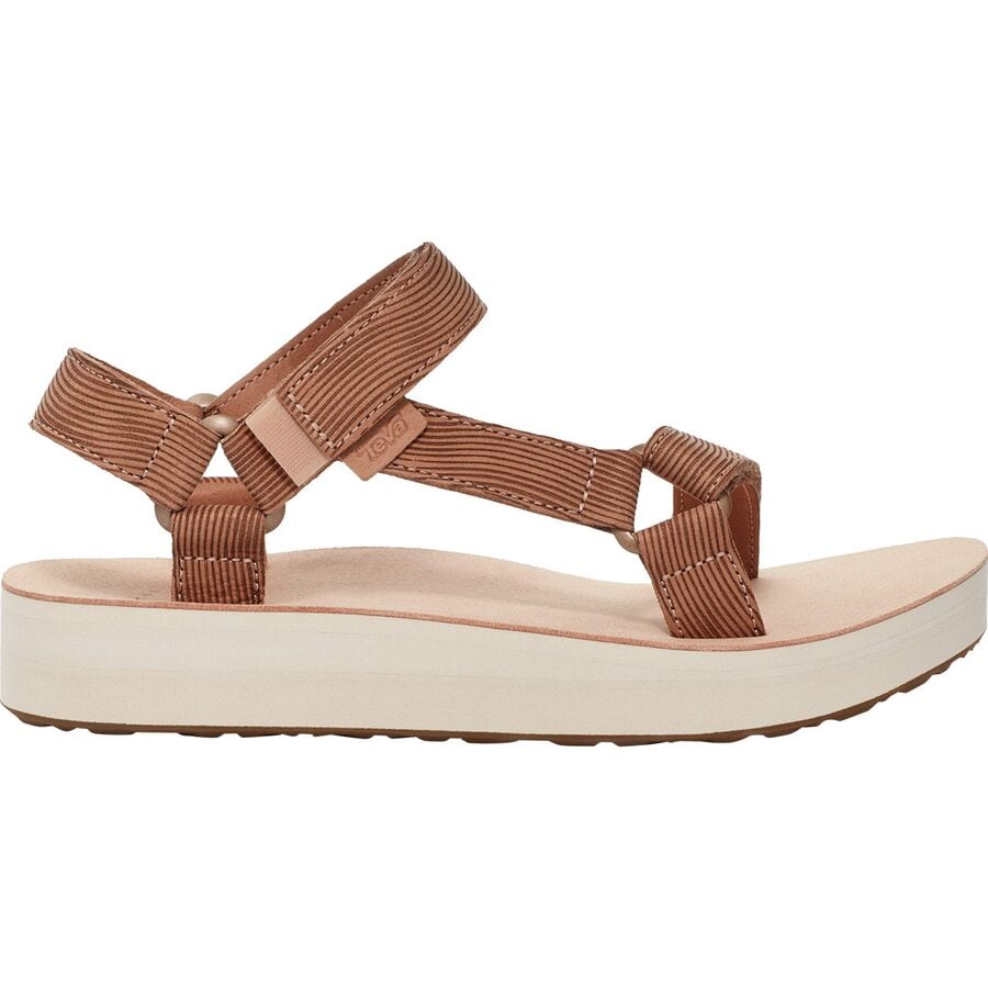 () eo fB[X ~bhtH[ jo[T T_ - EBY Teva women Midform Universal Grooveline Sandal - Women's Maple Sugar