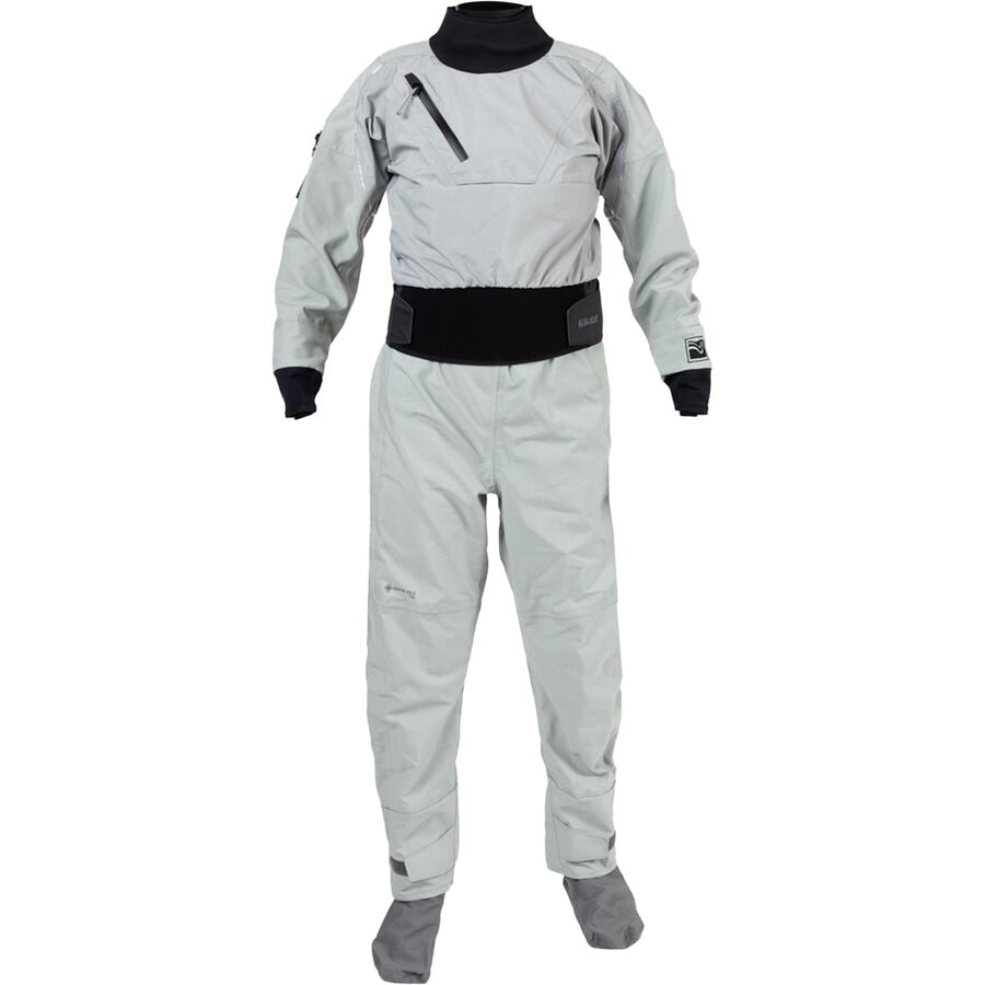 () R[J^bg fB[X g ACR hCX[c - EBY Kokatat women Retro Icon Drysuit - Women's Light Gray