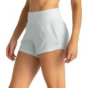(取寄) フリーフライ レディース バンブー-ラインド アクティブ ブリーズ 3インチ ショート - ウィメンズ Free Fly women Bamboo-Lined Active Breeze 3in Short - Women's Sky Gray(4)