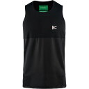 (取寄) ディストリクトヴィジョン メンズ パネル メッシュ シングレット タンク トップ - メンズ District Vision men Paneled Mesh Singlet Tank Top - Men's Black