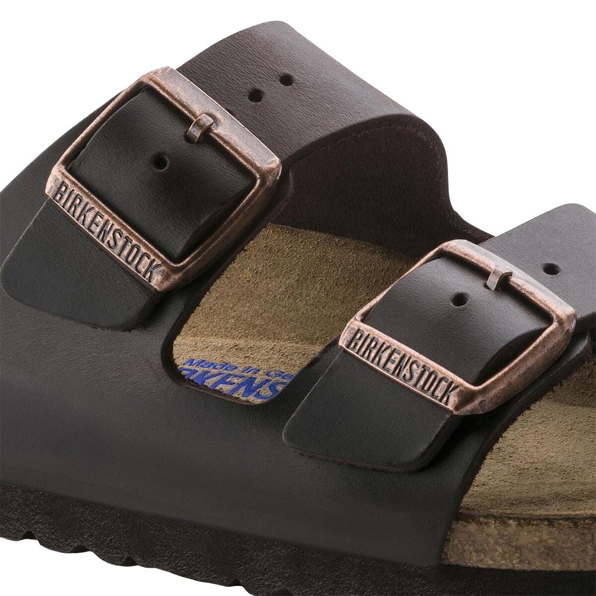 (取寄) ビルケンシュトック メンズ アリゾナ ソフト フットベッド レザー サンダル - メンズ Birkenstock men Arizona Soft Footbed Leather Sandal - Men's Amalfi Brown Leather 2