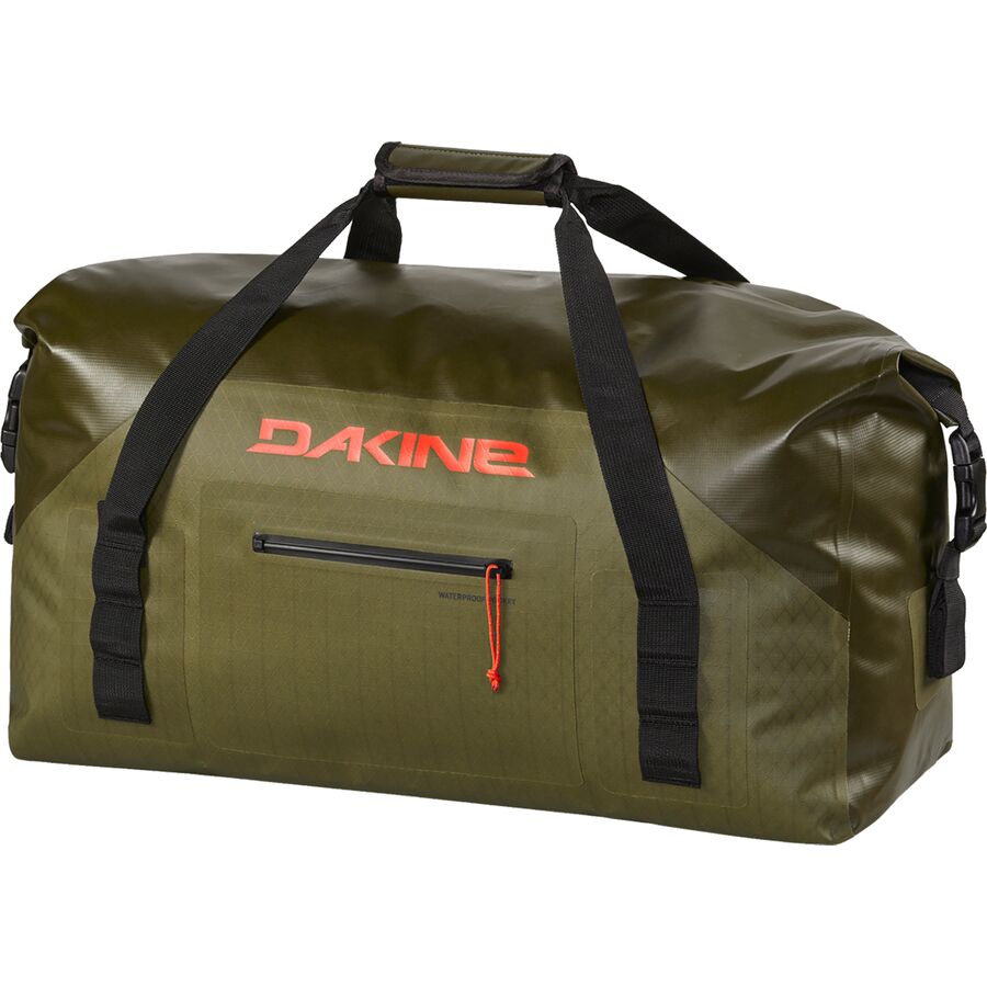 () _JC TCN EFbg/hC [gbv 60L _bt DAKINE Cyclone Wet/Dry Rolltop 60L Duffel Dark Olive