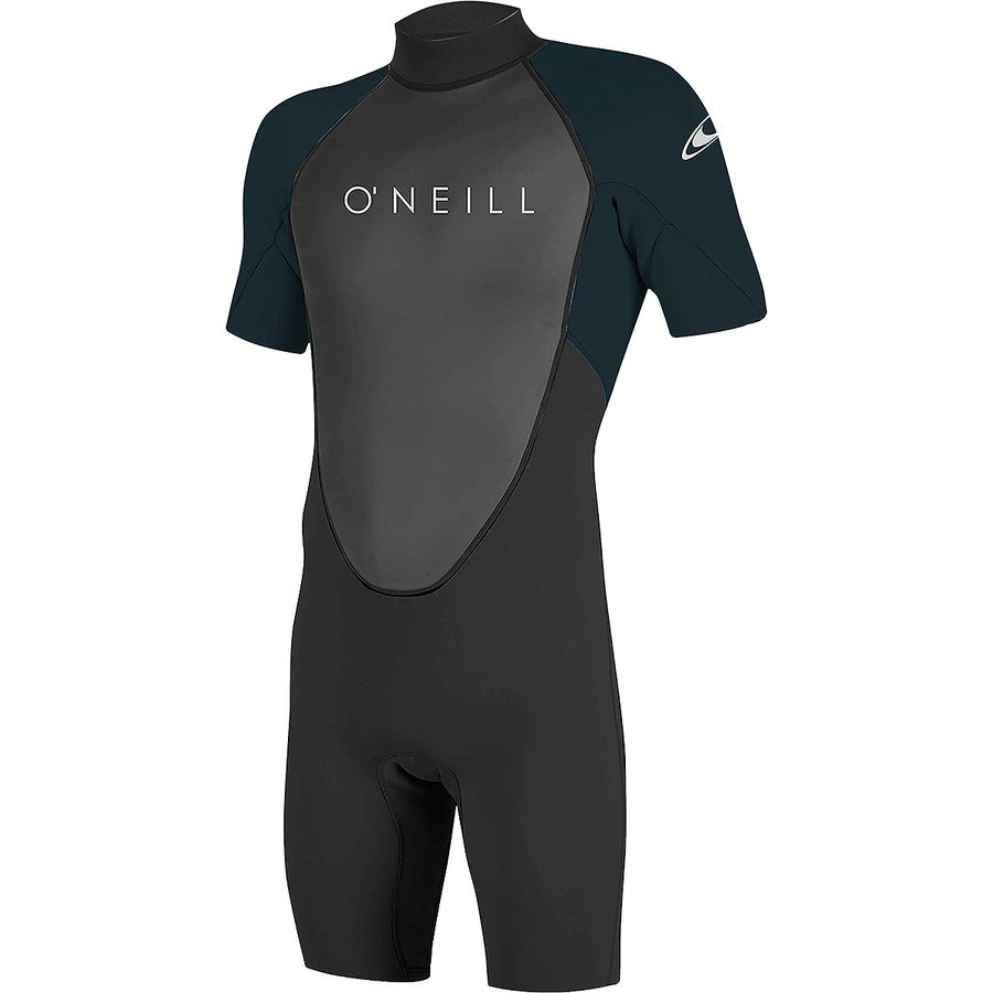 () Ij[ Y AN^[  2mm obN-Wbv V[gX[u XvO EFbgX[c - Y O'Neill men Reactor II 2mm Back-Zip Short-Sleeve Spring Wetsuit - Men's Black/Slate