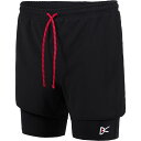 (取寄) ディストリクトヴィジョン メンズ レイヤード ポケットド トレイル ショート - メンズ District Vision men Layered Pocketed Trail Short - Men's Black