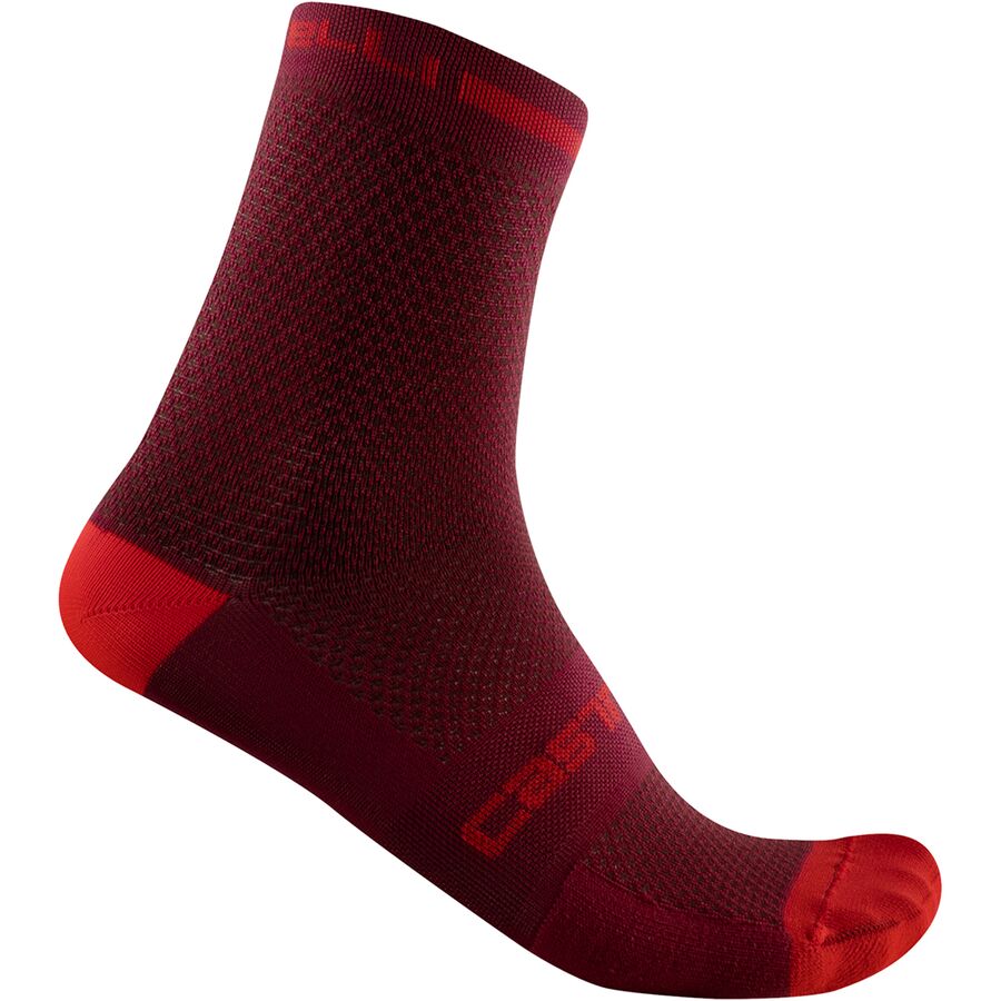 (取寄) カステリ スーパーレッジェーラ 12 ソック Castelli Superleggera 12 Sock Bordeaux