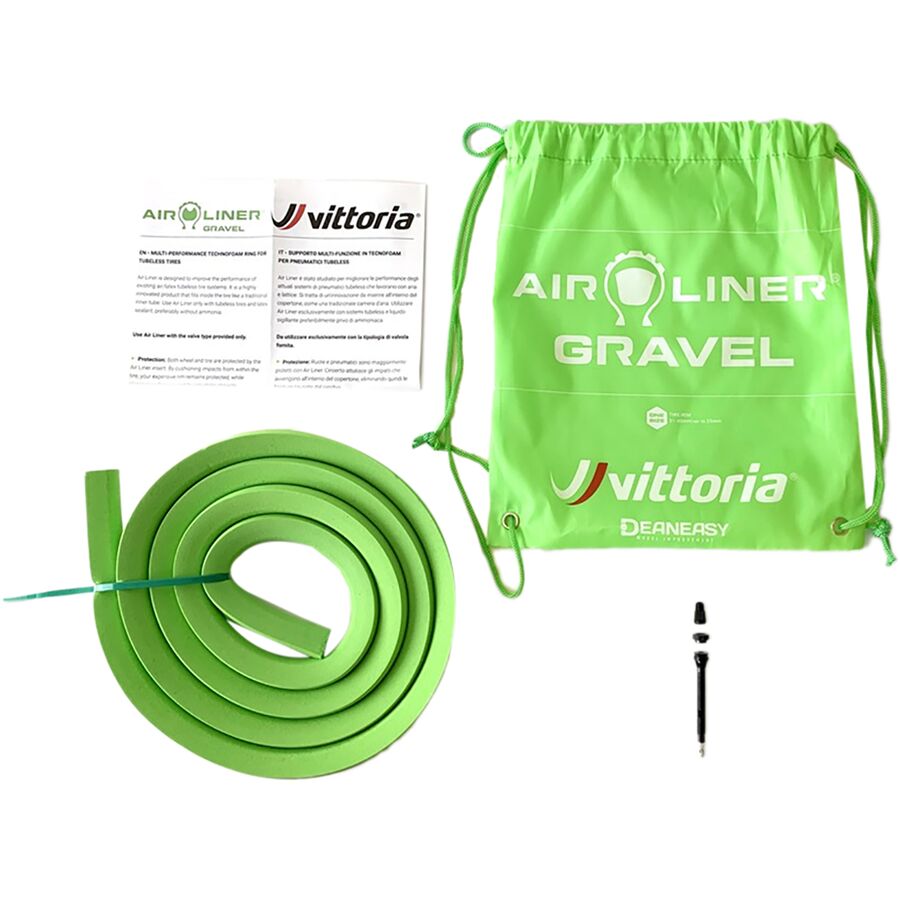 () åȥꥢ -饤ʡ ٥  󥵡 Vittoria Air-Liner Gravel Tire Insert Green