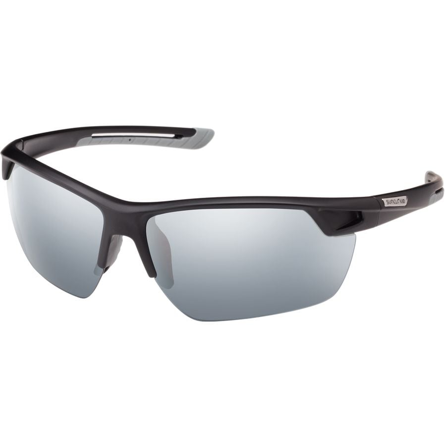 () TNEh |CYh IveBNX Re_[ |[CYh TOX Suncloud Polarized Optics Contender Polarized Sunglasses Matte Black/Silver Mirror