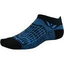 (取寄) スウィフトウィック アスパイヤー ゼロ タブ ソック Swiftwick Aspire Zero Tab Sock Black Blue Wave