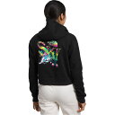 () m[XtFCX K[Y Lv t[X vI[o[ u[fB - K[Y The North Face girls Camp Fleece Pullover Hoodie - Girls' TNF Black/Chlorophyll Green