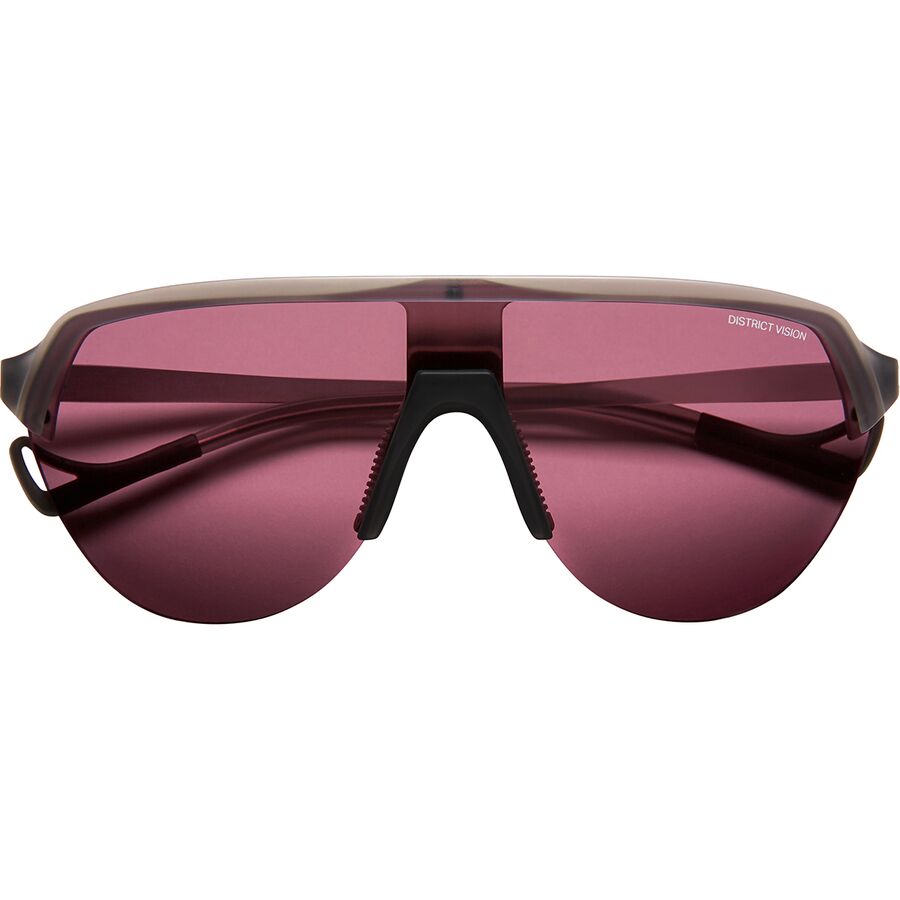 () ǥȥꥯȥ ʥ ԡ ֥졼 󥰥饹 District Vision Nagata Speed Blade Sunglasses Gray/D+ Black Rose
