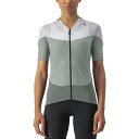 (取寄) カステリ レディース グラジエント カラー ブロック ジャージ - ウィメンズ Castelli women Gradient Color Block Jersey - Women's Defender Green/Ivory