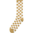 (取寄) バンズ メンズ チェッカーボード クルー ソック - メンズ Vans men Checkerboard Crew Sock - Men's Antelope