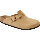 (取寄) ビルケンシュトック メンズ ボストン ソフト フットベッド スエード クロッグ - メンズ Birkenstock men Boston Soft Footbed Suede Clog - Men's Latte Cream Suede