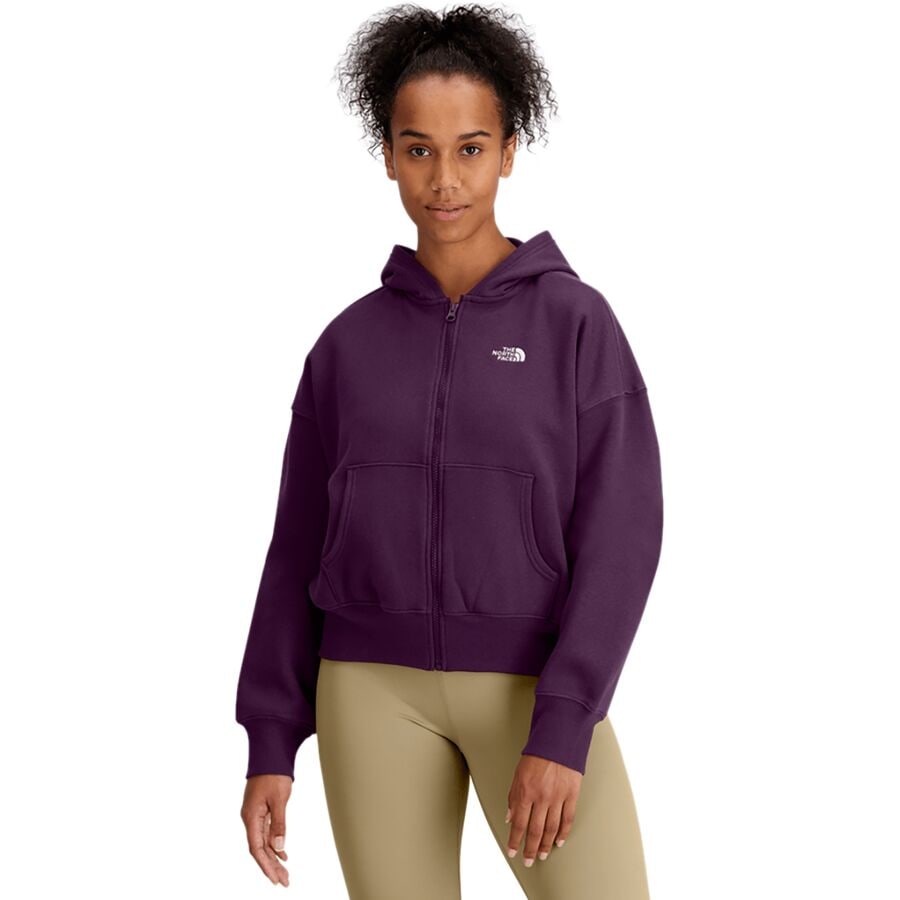 () m[XtFCX fB[X G{[V t-Wbv u[fB - EBY The North Face women Evolution Full-Zip Hoodie - Women's Black Currant Purple