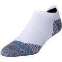 (取寄) スタンス ラン ウルトラ ライト タブ ソック Stance Run Ultra Light Tab Sock White(4)