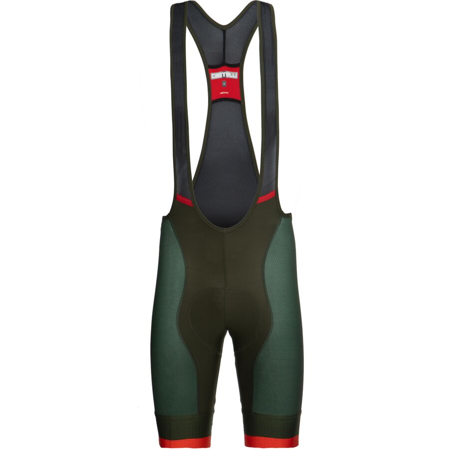 (取寄) カステリ メンズ コンペティツィオーネ リミテッド エディション ビブ ショート - メンズ Castelli men Competizione Limited Edition Bib Short - Men's Deep Green/Clay/Fiery Red