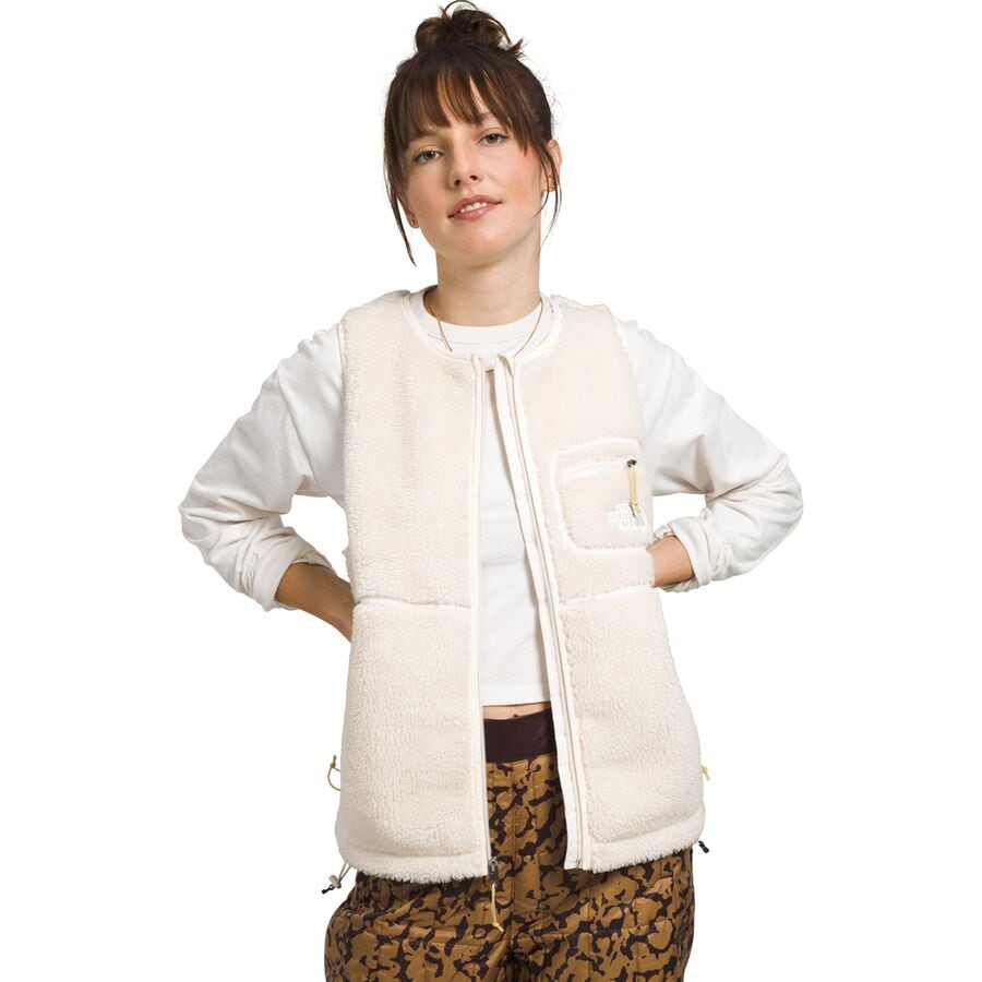 (取寄) ノースフェイス レディース エクストリーム パイル ベスト - ウィメンズ The North Face women Extreme Pile Vest - Women's Gardenia White