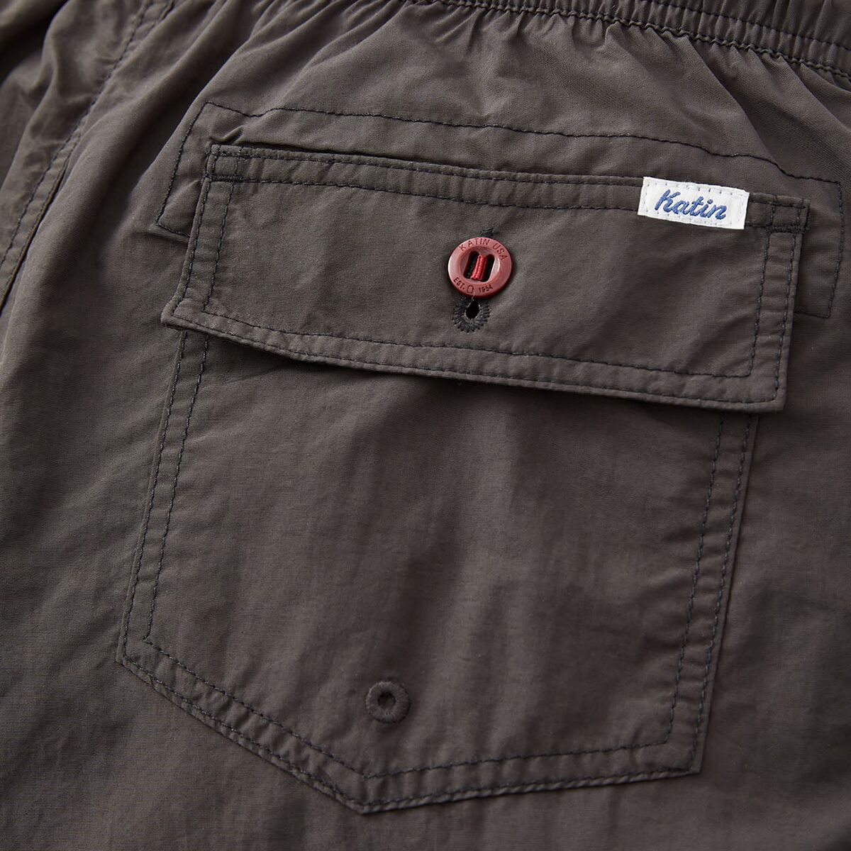 (取寄) ケイティン メンズ プールサイド ボレー スイム トランク - メンズ Katin men Poolside Volley Swim Trunk - Men's Black Wash