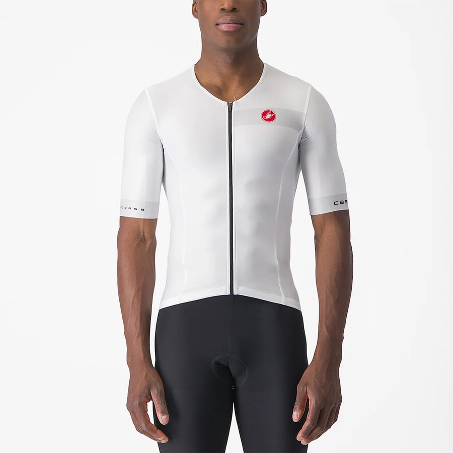 取寄 カステリ メンズ フリー スピード 2 レース トップ - メンズ Castelli men Free Speed 2 Race Top - Men s White/Black2