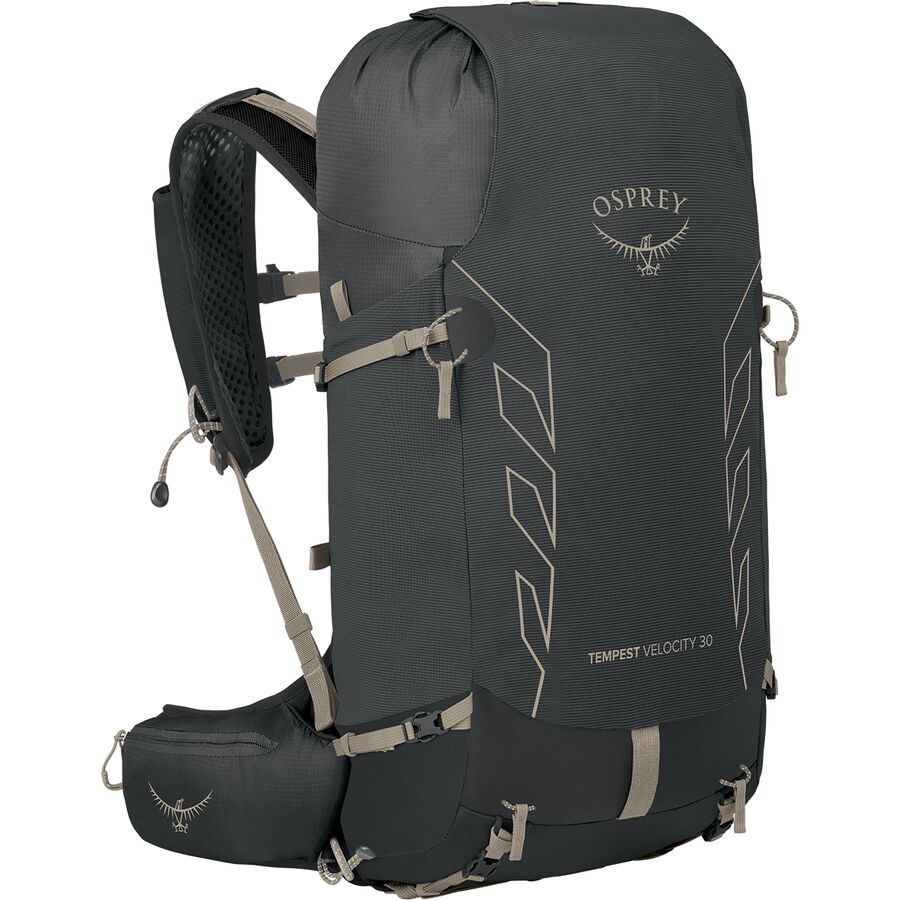 () ץ졼ѥå ǥ ƥڥ ƥ 30L Хåѥå -  Osprey Packs women Tempest Velocity 30L Backpack - Women's Dark Charcoal/Chiru Tan