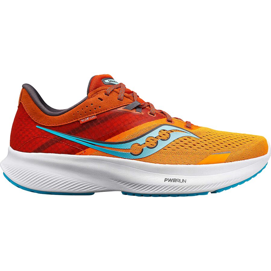 () åˡ  饤 16 ˥ 塼 -  Saucony men Ride 16 Running Shoe - Men's Marigold/Lava