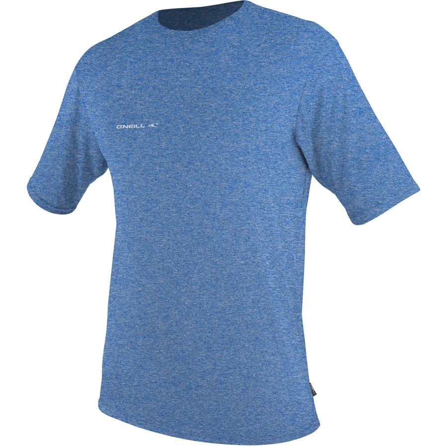 () Ij[ Y nCubg T[t bVK[h T-Vc - Y O'Neill men Hybrid Surf Rashguard T-Shirt - Men's Brite Blue